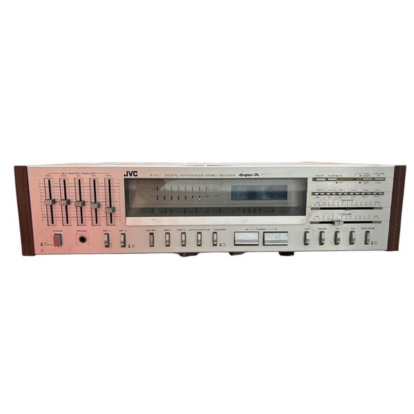JVC R-S77 Super-A digital synthesizer stereo receiver with graphic EQ