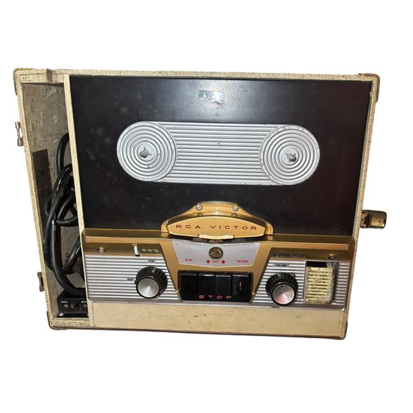 RCA Victor "New Orthophonic High Fidelity" Portable Reel-to-Reel Recorder