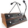 Image 1 : 4 Vintage Wood Grain Timer Intercom Stations - For Decor