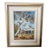 Image 1 : Landscape Painting by Helen N. Jones (May 1977), H12" x W10", Framed