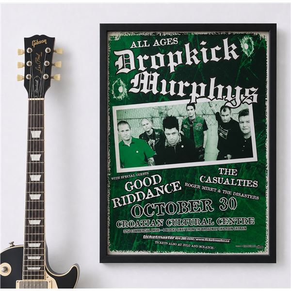 Dropkick Murphys Concert Poster Oct 30 w/ Good Riddance, The Casualties, Roger Miret
