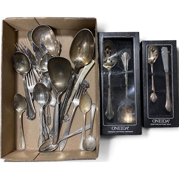 Group of Silver-Plated Flatware