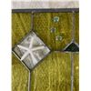 Image 3 : Stained Glass Suncatcher Panel with Starfish & Seahorse Motifs, H15" x W56"