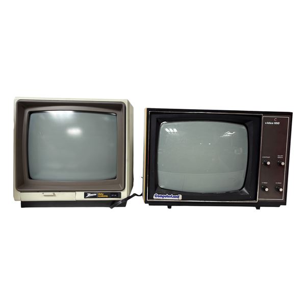 Video 100 ComputerLand Monitor & Zenith Data Systems Monitor