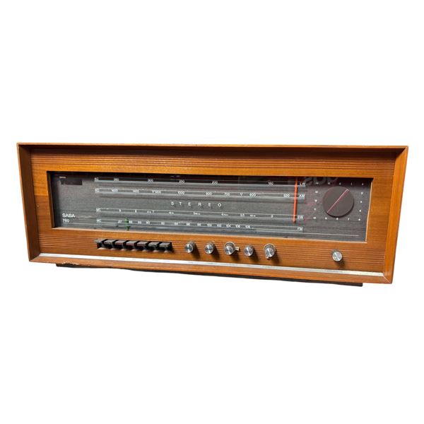 SABA 760 Stereo Tube Radio in Wood Cabinet