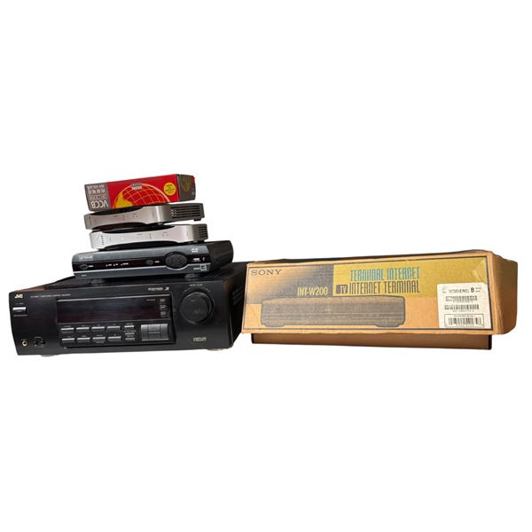 Daewoo 17" TFT LCD Monitor, Telus/Cisco Modems & HD Receiver, and Sony WebTV Internet Terminal