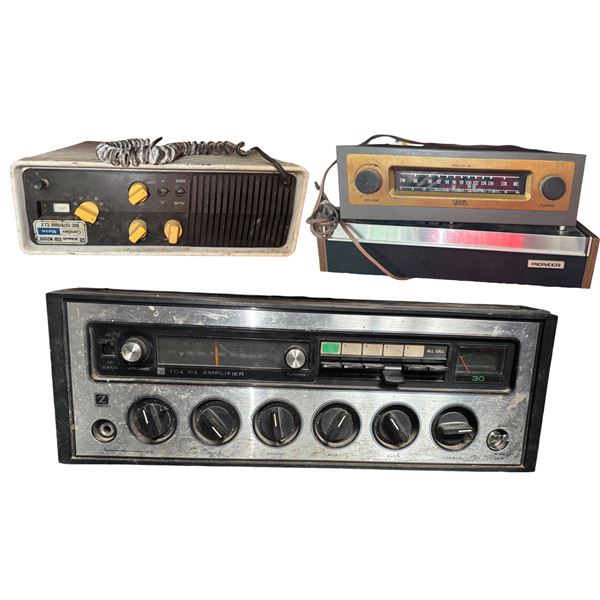 TOA PA Amplifier, Eico HFT-90 Tuner & ComDev Marine SSB M2500