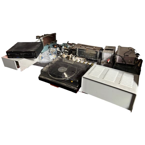 Vintage Stereo Component & Turntable Group Lot