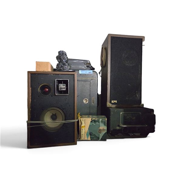 Zenith Allegro Speaker, RCAF Radio Compass Receiver & EMI Speaker - Vintage Electronics Lot