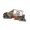 Image 1 : Vintage Radio Chassis & Miscellaneous Garage Lot: Rope, Parts, Storage Box & Assorted Hardware