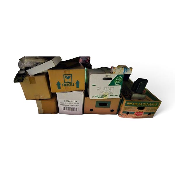 Group of Radio Chassis, Cables, Fax Modem, Etc.