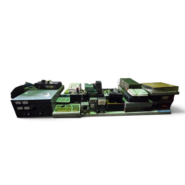 Table of Test Equipment Lot: EICO Flyback Transformer Tester, HL-500 Linear Amplifier, Bendix BC-638
