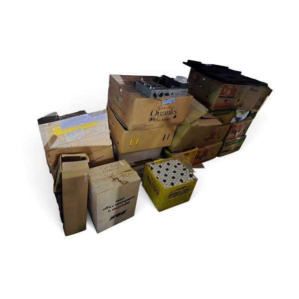 Large Group of Misc Electronics - Assorted Boxes, Speakers, Parts, Etc.