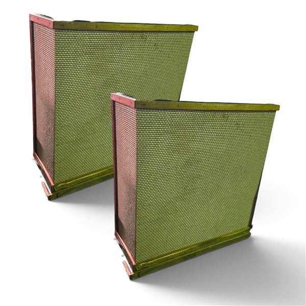Group of 2 - Wood-Cabinet Tower Speaker with Woven Grille Cover