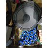 Image 3 : Large Group of PA/Speaker Horns, Woofer Cones, Blue Capacitors & Boxed NOS Vacuum Tubes (Admiral, Sy