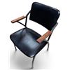Image 3 : Group of 6 - Mid-Century Modern Armchairs - Red or Black (Colours Selected Randomly)