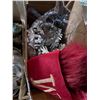 Image 3 : Group of Craft Supplies, Office Accessories, Glassware, and Misc Household Goods