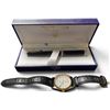 Image 1 : Bovaly 21-Jewel Automatic Wristwatch and Waterman Fountain Pen Set