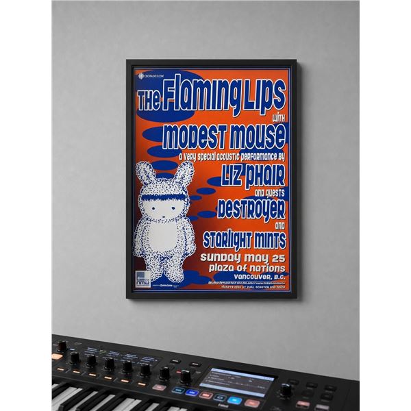 The Flaming Lips Modest Mouse 2003 Concert Poster Vancouver BC Canada