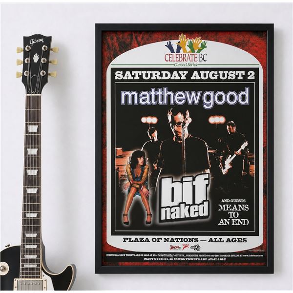 Concert Poster - Matthew Good "Bit Naked" 2003
