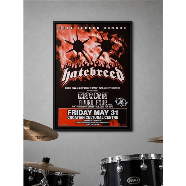 2002 Hatebreed "Core Across Canada" Concert Poster