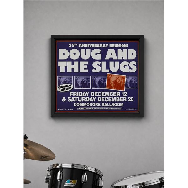 2003 Doug and the Slugs "25th Anniversary Reunion" Concert Poster