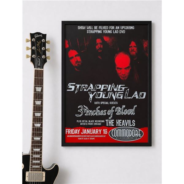 2004 Strapping Young Lad Live DVD Filming Concert Poster