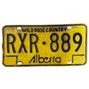 Image 3 : Pair of Vintage Alberta Wild Rose Country License Plates RXR 889