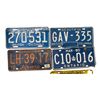 Image 3 : Group of 12 Vintage Canadian & US License Plates (BC, Alberta, Ontario, Maryland)
