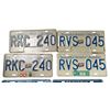 Image 4 : Group of 12 Vintage Canadian & US License Plates (BC, Alberta, Ontario, Maryland)
