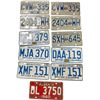 Image 1 : Group of 11 Vintage British Columbia & Alberta License Plates