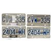 Image 3 : Group of 11 Vintage British Columbia & Alberta License Plates