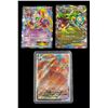 Image 1 : Group of 3 - Pokémon Holofoil Card: Rayquaza EX, Hoopa EX & Greedent VMAX