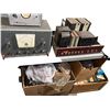 Image 2 : Large Group - Vintage Electronics, Signal Generators, Audio Test Meters & Tube Amplifier Components