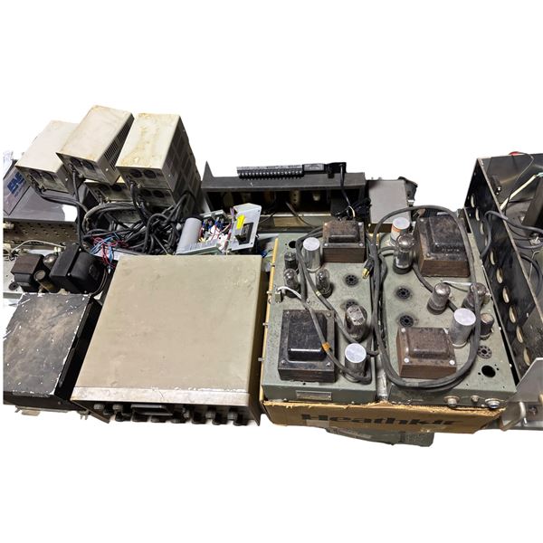 Large Group - Vintage Tube Amplifier Chassis, Oneac Power Conditioners & Lab Equipment