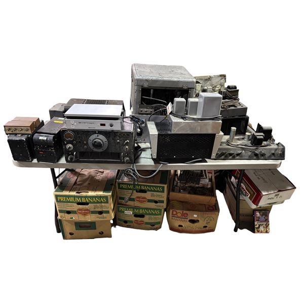 Large Group - Vintage Test Equipment, Broadcast Audio Modules, Power Supplies & Metal Toolboxes