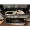 Image 4 : Vintage Japanese Crane Mini Jewelry Chest with Contents, H8" x W6"