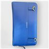Image 2 : Homanz Blue Pebble Leather Zip-Around Travel Organizer Wallet