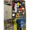 Image 2 : Pallet Lot of Assorted Electronic Parts, Flashlights, Spray Paints, and Mixed Parts