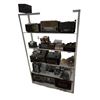 Image 1 : 6 Shelves of Assorted Vintage Electronics,, Radios, Amplifier, and More