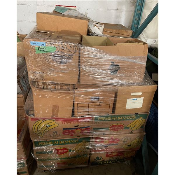 Pallet of Electronic and Varied Books and Magazine
