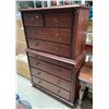Image 3 : Cherry Finish Tall Chest, H60" x W39" x D19"