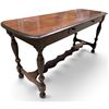 Image 1 : Vintage Spanish-Style Dark Wood Console Table, H28" x W59" x D21"