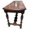Image 2 : Vintage Spanish-Style Dark Wood Console Table, H28" x W59" x D21"
