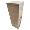 Image 2 : Natural Birch/Light Wood 6-Drawer Chest, H48" x 16" x 16"