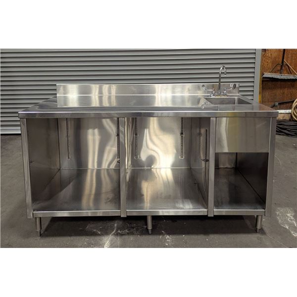 Warnock Hersey 67" x 32-1/4" Stainless Work Station W/Sink