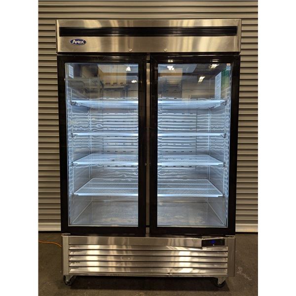 Atosa MCF8703ES 54" Double Swing Door Glass Freezer