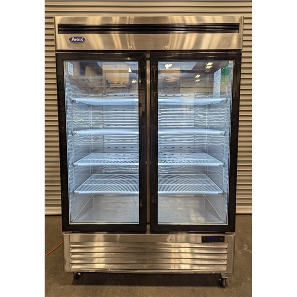 Atosa MCF8703ES 54" Double Swing Door Glass Freezer