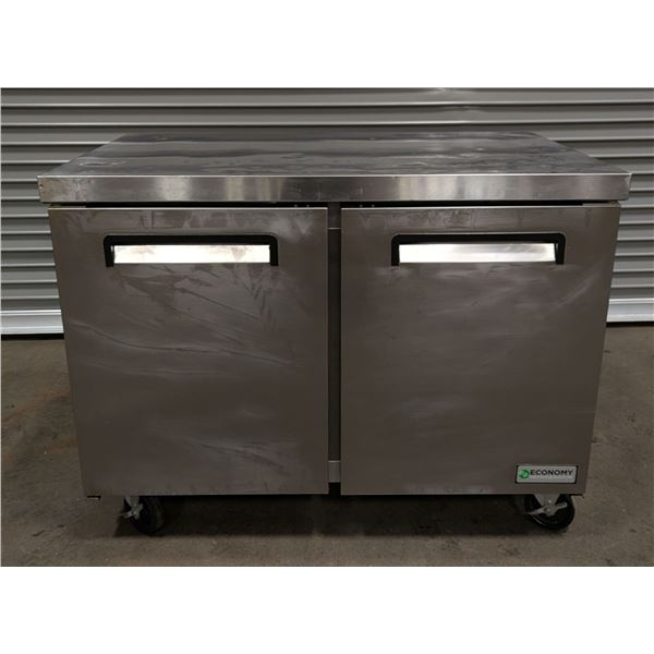 Economy EUR48A 48" Double Door Undercounter Cooler