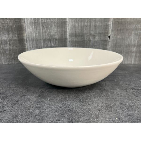 8" Plain White Chef's Bowl, Dudson 3PLW595X - Lot of 12